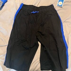 Circo Black and Blue Sweatpants with Sporty Stripes